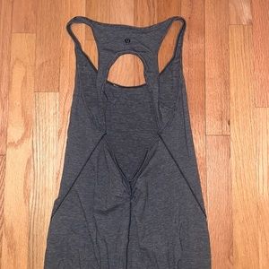 Lululemon black and white striped dress